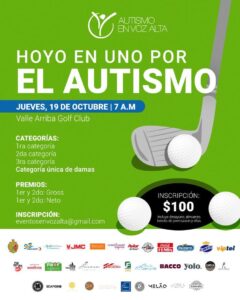 Viptel presente en la X edición del torneo de Golf Hoyo en Uno por el Autismo